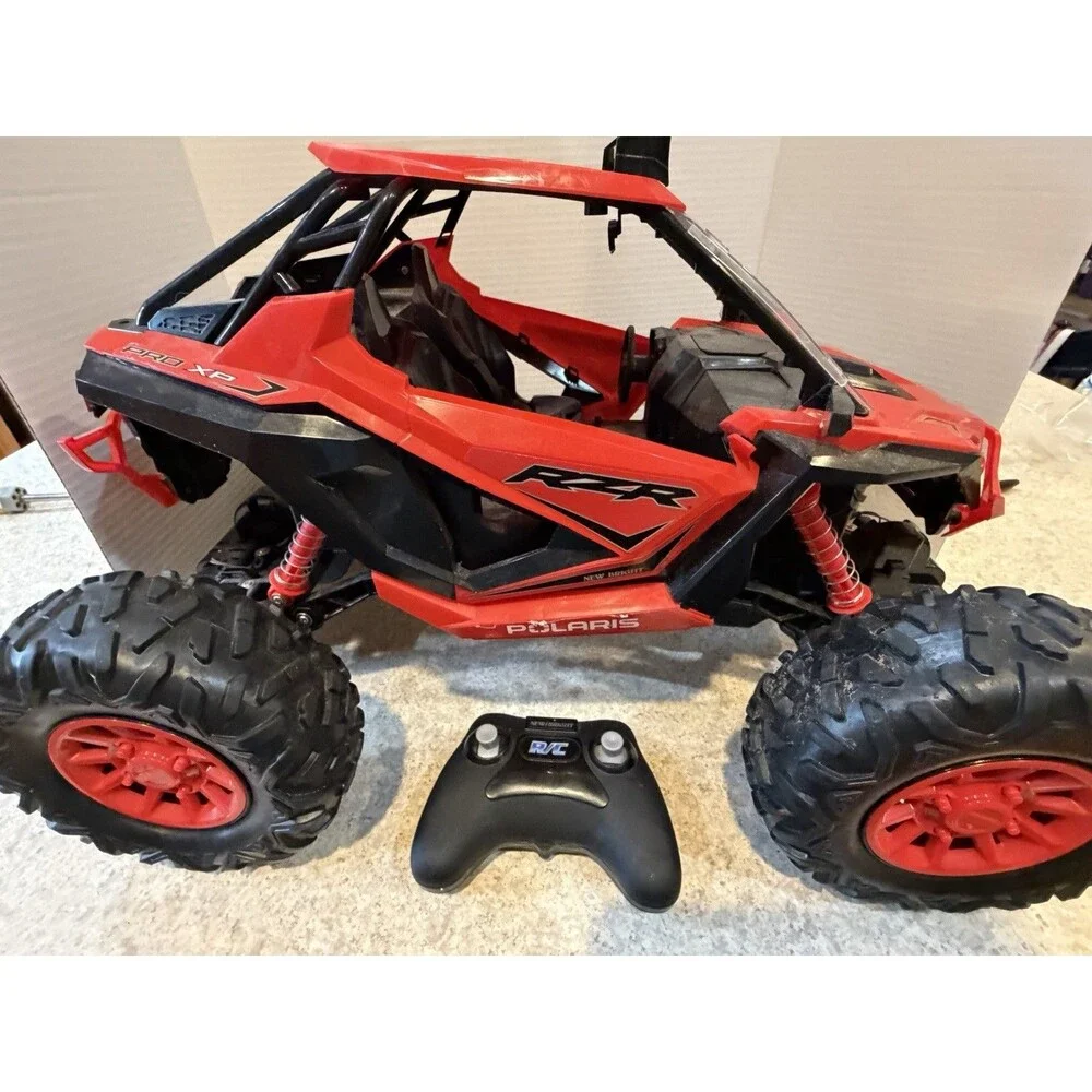 New Bright Polaris RZR Pro XP 1:5 RC Buggy + Remote No Battery- untested as is
